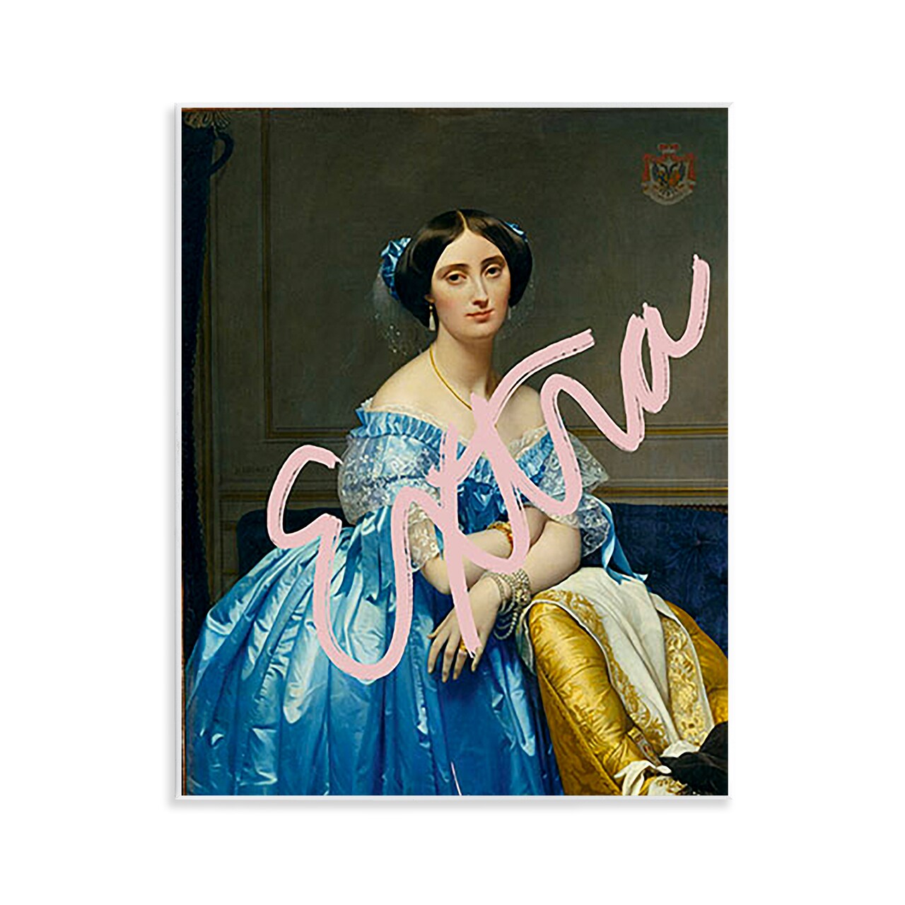 Stupell Industries Extra Classical Portrait Wall Plaque Art Design by Ashley Singleton